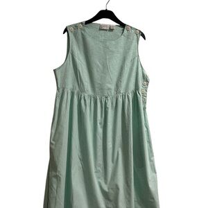 Tom bezduda for barade Co Mint Green Sleeveless Dress L
